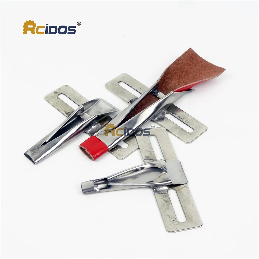 RCIDOS  Customized Lleather Strap Fold Guide, leather belt folder pressor. strap guide parts,1pcs price