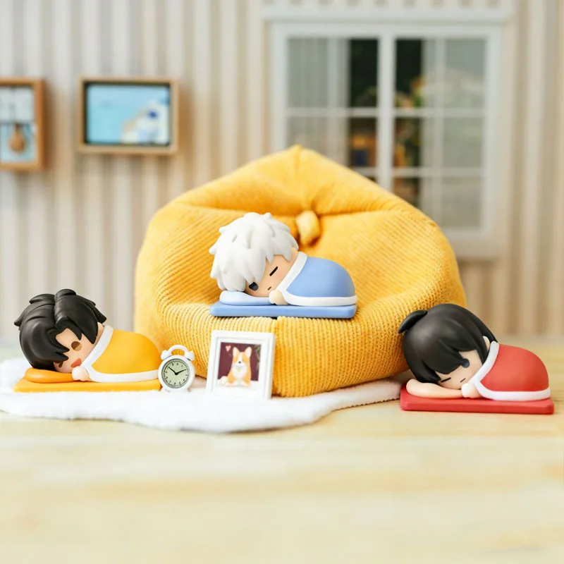 

GoodsFun Link Click Mini Blind Box Cheng Xiaoshi Lu Guang Chibi Sleeping Figure Collectible Anime Desktop Accessories Gift