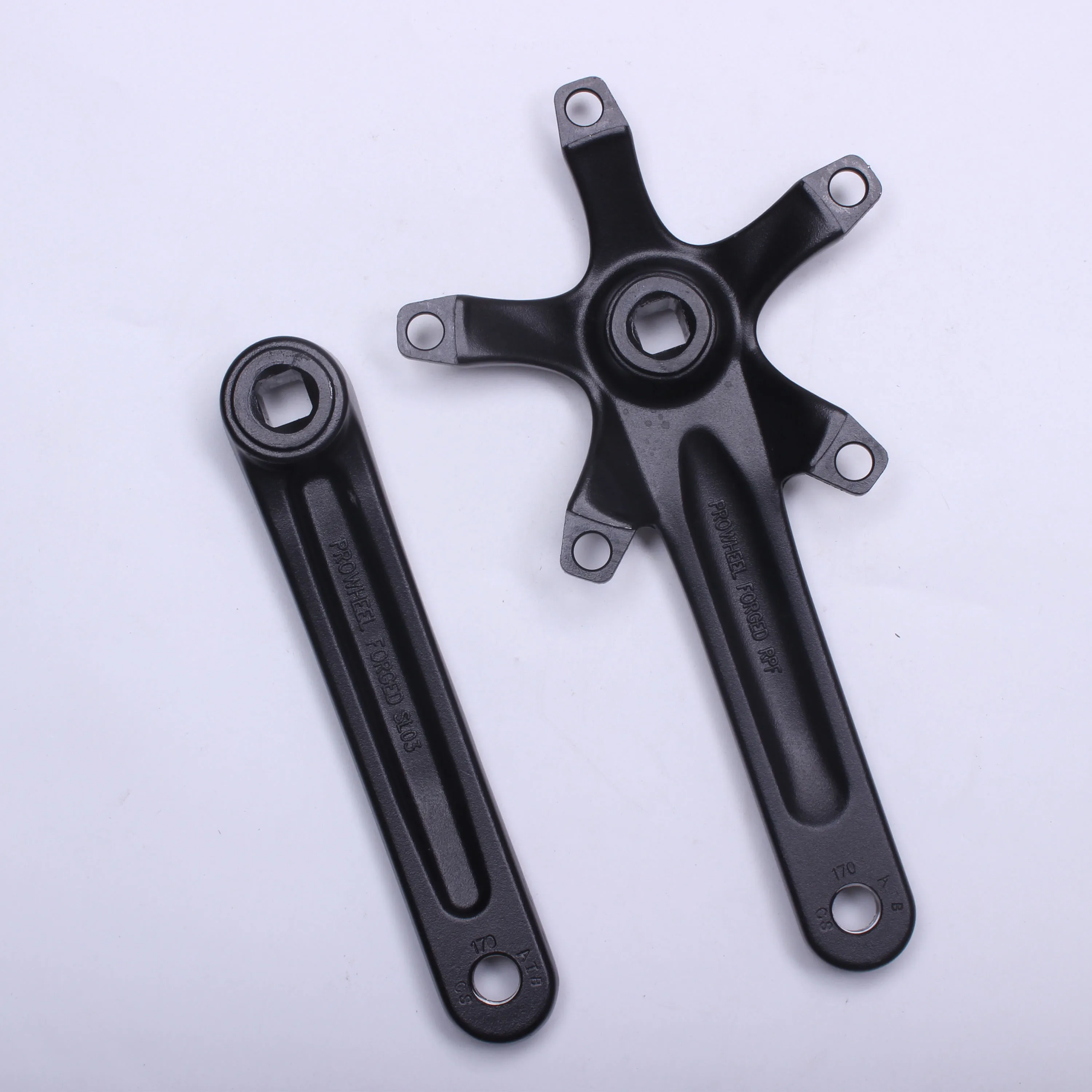 Alps2Ocean140MM/152MM/160MM/165MM/170MM/175MM BCD 130MM Square Hole Bike Crank Arms for City Bike,Road Bike,Folding Bike,MTB