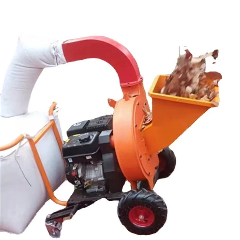 Handheld Leaf Sweeper 1 Year Warranty Factory Road Street Dead Lawn  Shredder Powered  Blower