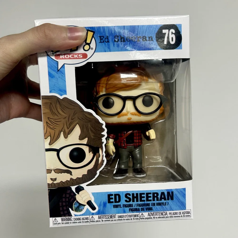 Rocks Ed Sheeran Funkos Ed Sheeran # Coleção de Bonecos de Vinil 76 Pops: Brinquedos, Decoração para Casa e Presentes
