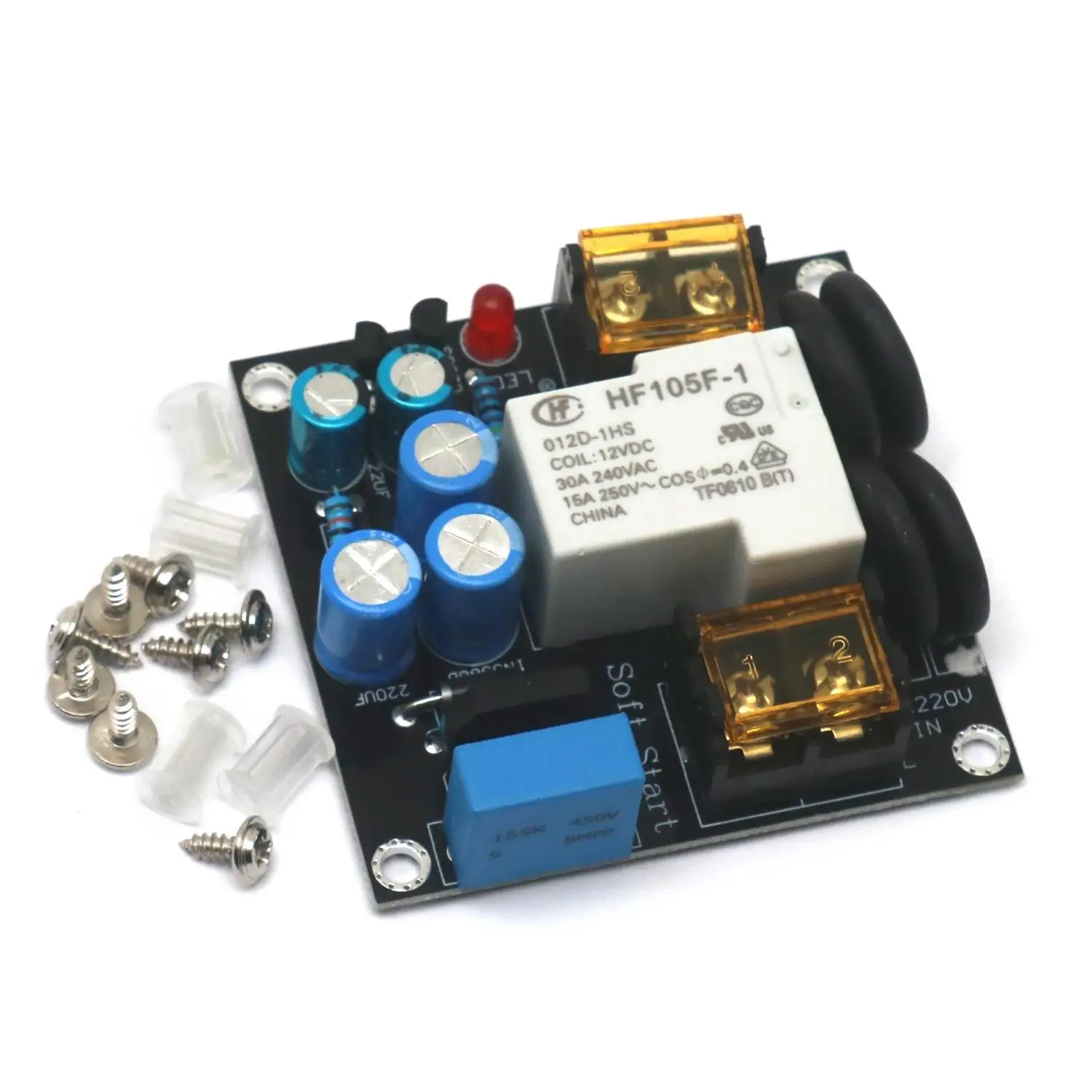 قوة عالية 2500W ناعمة البداية لمضخم الأنبوب - AC تدخل الحالي قمع W / أمان التمهيد ، حماية نظام HIFI من الإرهاق