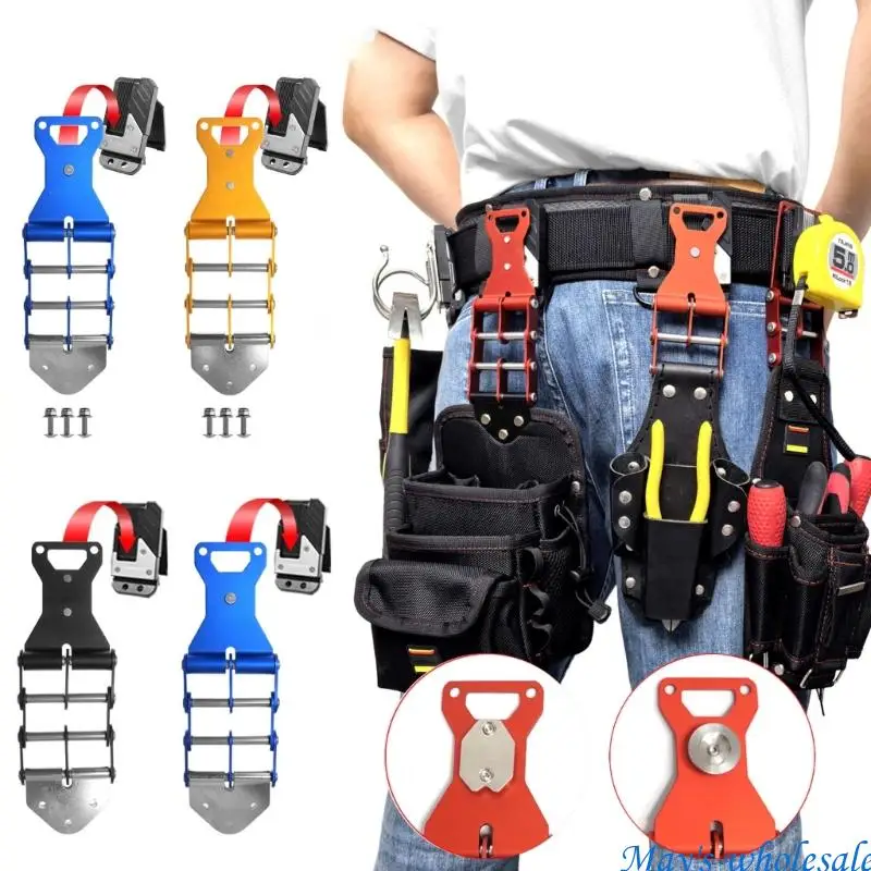 Professional Quick Release Tool Belt Buckle Belt Attachment for Carpenter Tool Belt Adjustable Chain Clip Electric 448A