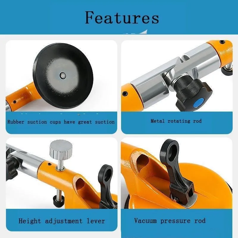 Angle Adjustable Fixed Splicing Suction Cup 90-270° Angle Fixer Wall Glass Tile Slate Yin and Yang Angle Installation Tools