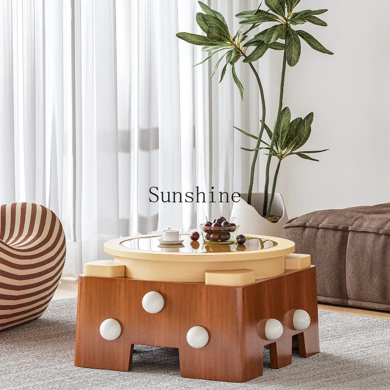 Coffee table creative cute postmodern living room small tea table