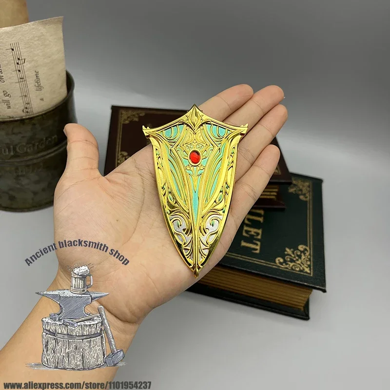 11 cm Viconias wandelnde Festung Baldur's Gate 3 Spielperipheriegeräte 1:6 Metallschild-Ausrüstungsminiaturen Heimdekorationssammlung Dropshipping Großhandels-Schnäppchengeschenke Neuankömmling Geschenk Kostenloser Ver – Detail 5