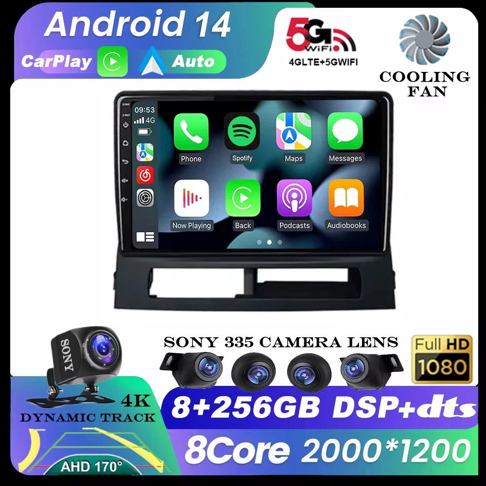 

Android 14 For Toyota Prius XW20 II 2 2003 - 2011 Car Radio Multimedia Video Player Navigation GPS Android No 2din 2 din dvd