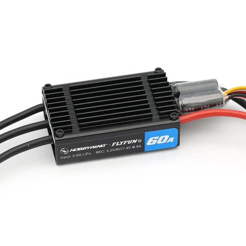 Hobbywing FlyFun V5 40A 60A Brushless FPV ESC Regolatore di velocità per 3-6S Lipo per RC Multicopter Drone