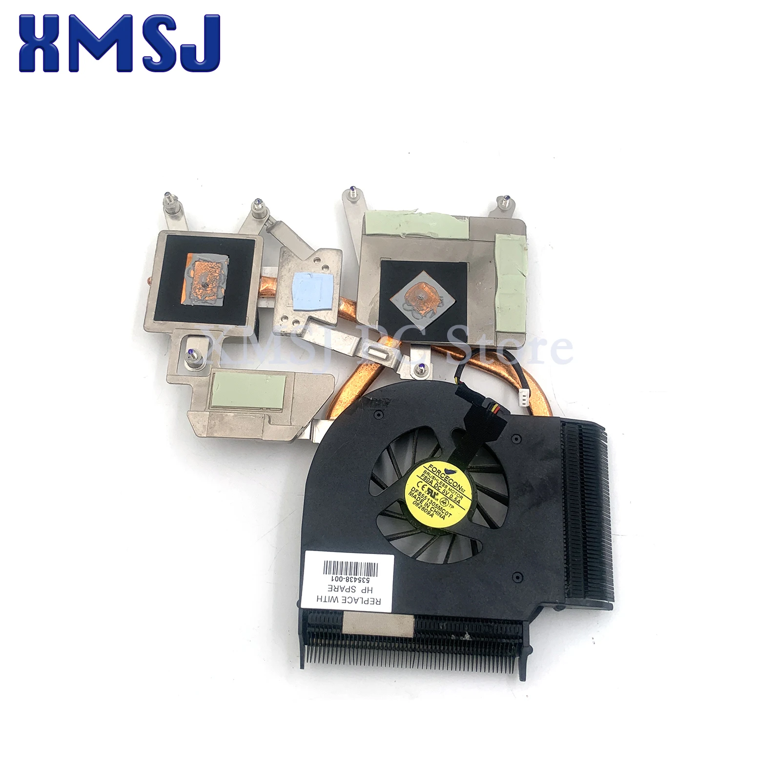 

XMSJ 532614-001 535438-001 532141-001 535439-001 For HP Pavilion DV6-1000 DV6-2000 DV6 Cooling Heatsink With Fan
