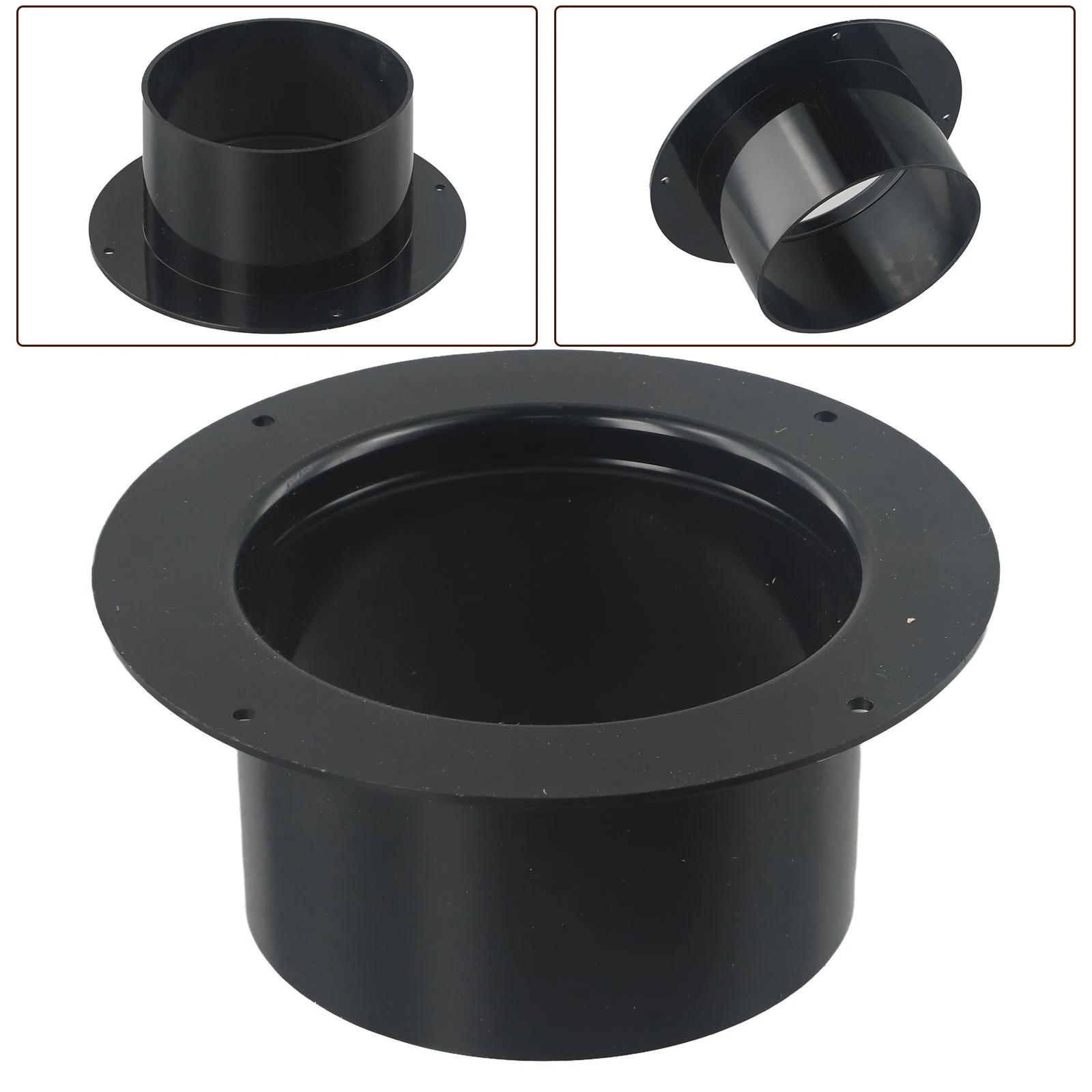 Vents Pipe Adapter Duct Joint Round Joint 100mm/125mm/150mm Exhaust Pipe Connectors For Exhaust Fans Ventilators