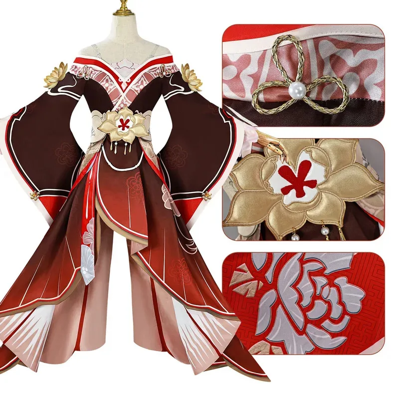 Honkai Star Rail Tingyun Kostüm Komplettset Outfit Fugue Ting Yun Anzüge Uniformen Cosplay Perücke Schuhe Requisiten