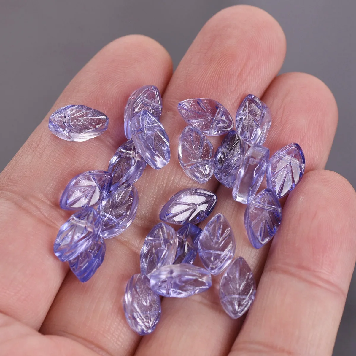 20 stücke 11x7mm ovale Blattform Kristallglas lose Kunst handwerk Perlen oben gebohrte Anhänger für Ohrring Schmuck machen DIY Handwerk Ergebnisse