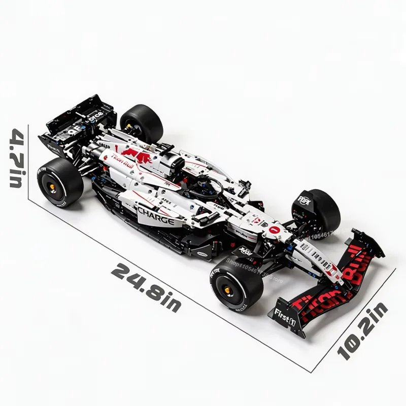 2026 NIEUWE MK6025 Technische Klassieke Prestatie 1900+ Stuks RB21 Witte Sportwagen Bouwstenen MOC DIY Montagemodel Jongens Speelgoed Cadeau
