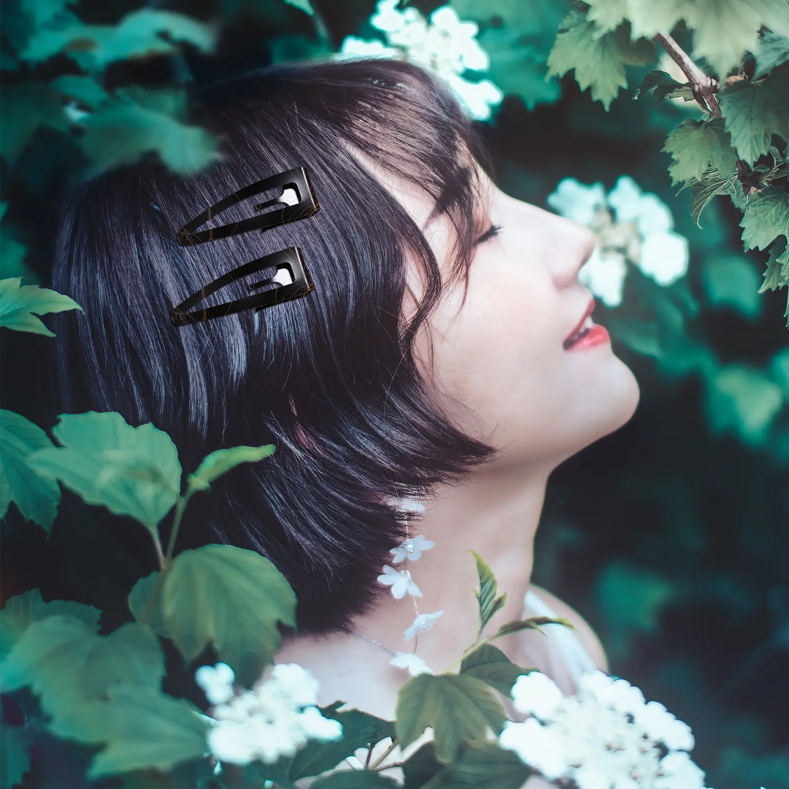 

40 шт. маленьких заколок для волос для женщин, металлические заколки-защелки, аксессуары для волос для девочек, элегантные декоративные заколки для повседневных образов