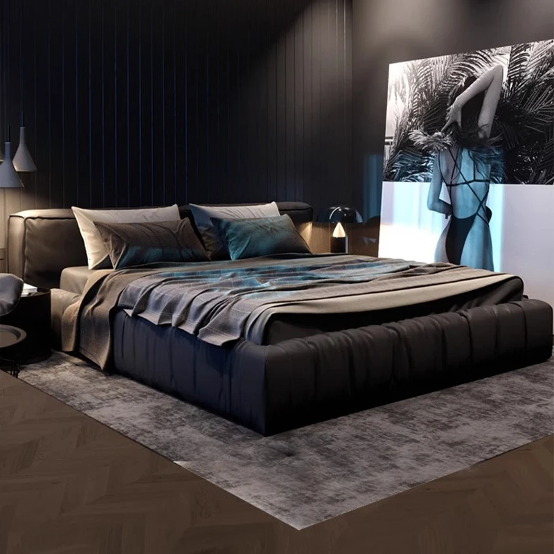 

Beauty European Bed Simple Modern Double Luxury King Size Bed Sleeping Sun Platform Girls Camas De Casal Lounge Suite Furniture