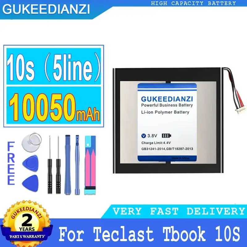 

10050 мАч для Teclast Tbook 10S планшетный аккумулятор 5 линий долговечный