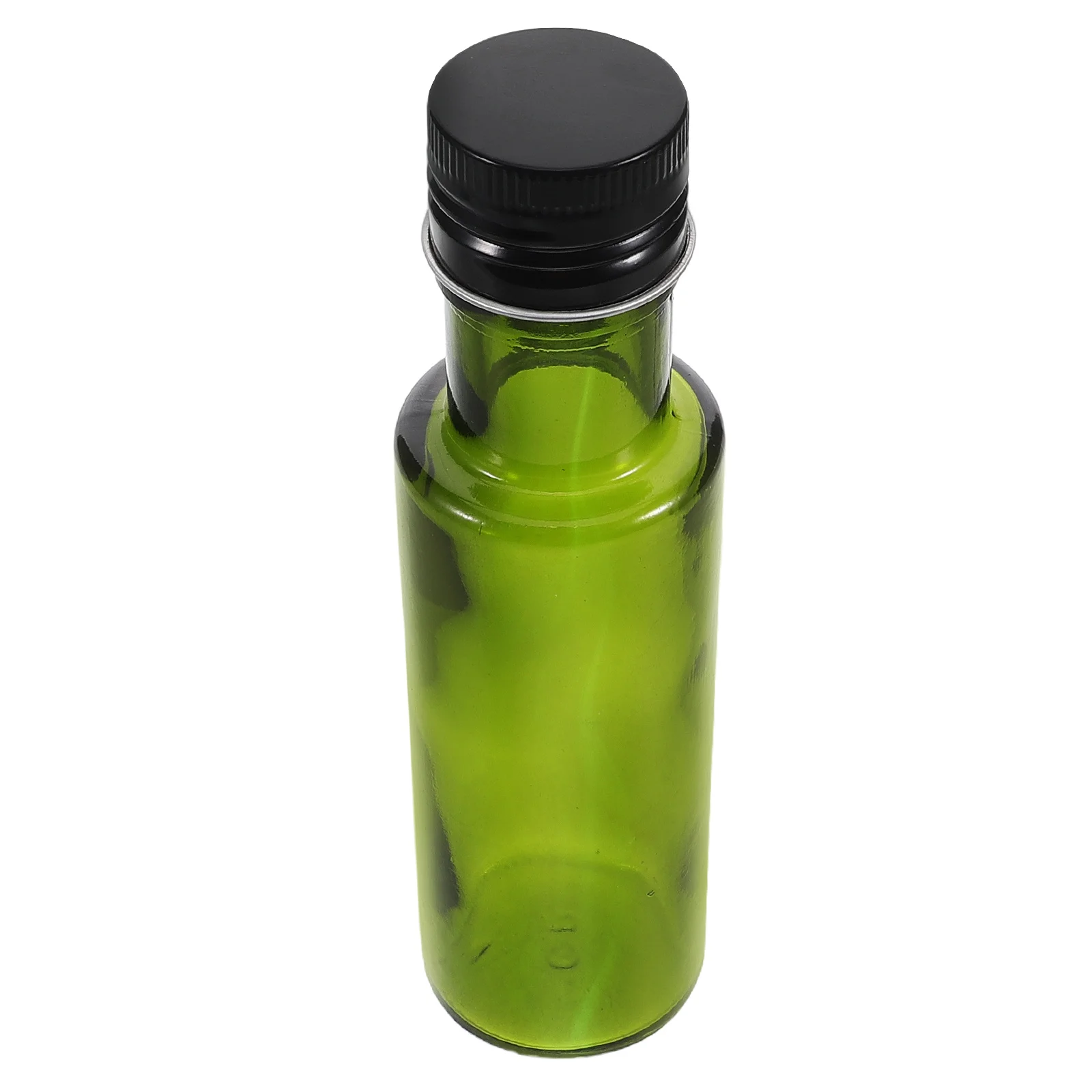 

Sealed Lid Olive Oil Bottle Compact Glass Round Shape Bottle Sealing Lid Portable Travel Kitchen Oil Container