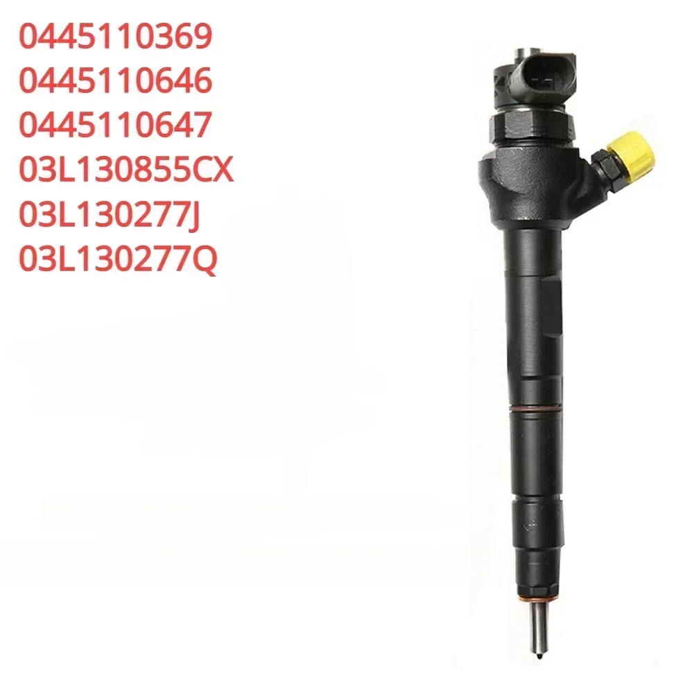 New Diesel Fuel Injector For VW Amarok Audi A4 A6 Q5 Skoda Seat 2.0TDI 0445110369 03L130277J 0445110646 03L130277Q