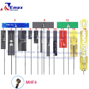 2pcs 2.4g 5 גרם 5.8g כפול אנטנה fPC pcb תיקון פנימי wifi boster גודל קטן bluetooth רך גמיש mhf4 מחבר