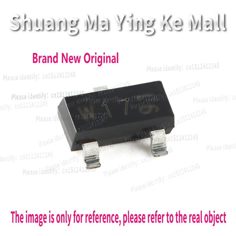 PDTC124E PDTC124ET,215 MARK: W17 ** *17 ** SOT23 Triode 100mA 50V NPN Resistor-equipped Transistor New Original