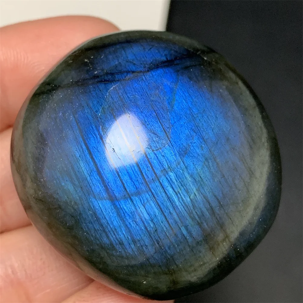 

Natural Royal Blue Light Labradorite Mineral Specimens Orange Purple Light Labrador Stone Ornament Soap Healing Beads Palm Stone