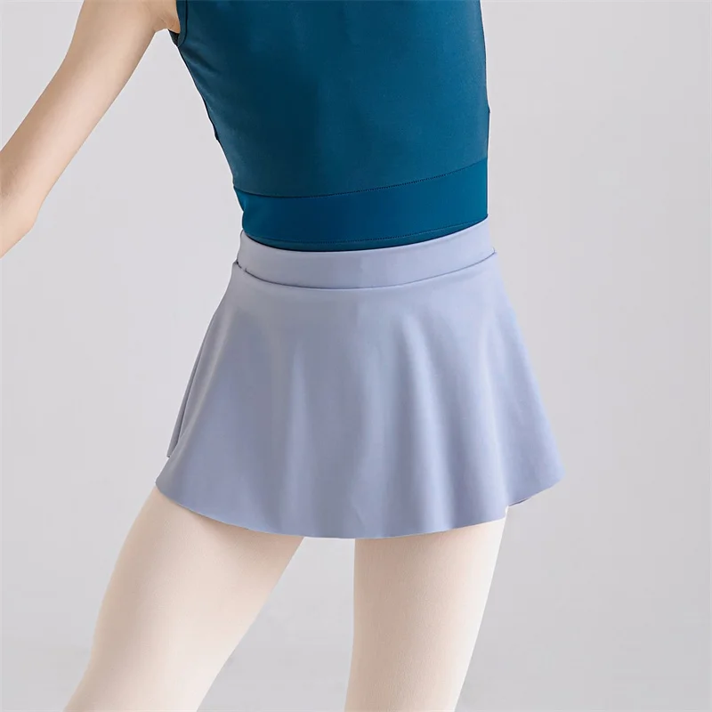 New Coming High Quality Kids Girls Children Matt Nylon Spandex Dance Wear Ballet Skirts