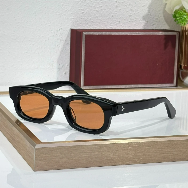 

Handmade High Quality Thick Acetate Square Vintage Sunglasses WHISKEYCLONE For Men Women Designer Brand Fshion Eyeglasses Uv400