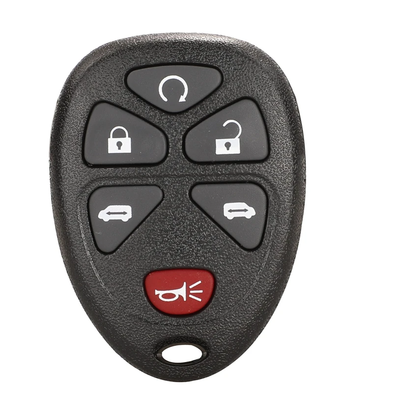 jingyuqin 6 Button Remote Key Shell For G-M-C Buick CADI Chevy Chevrolet Pontiac Saturn Fob Case Replacement