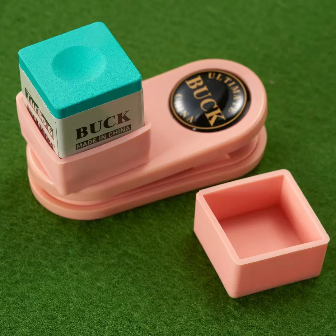 طباشير بلياردو على شكل دائري عالي الجودة مع صندوق طباشير