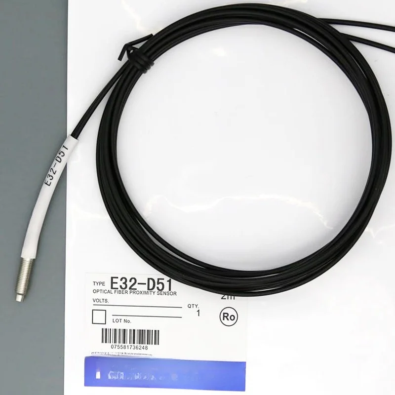 High temperature 110 ℃ E32-D51 T51 Counterreflection Fiber Optic Amplification Sensor Probe M3 M4