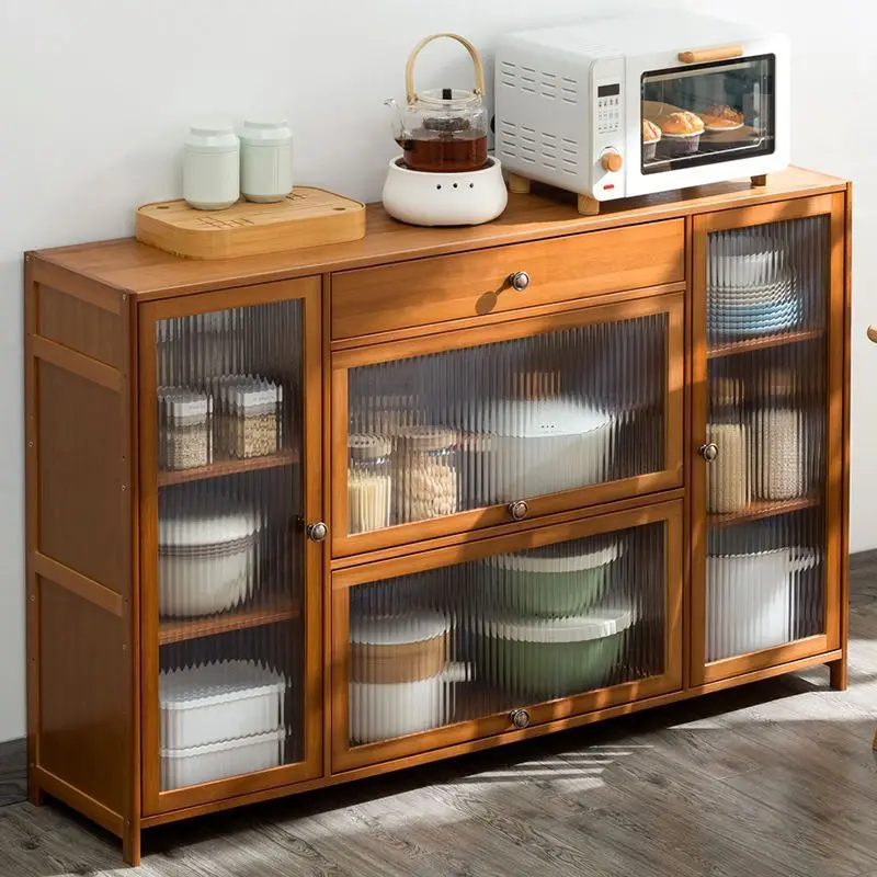 Kitchen Storage Rack Organizing Seasoning Rack Storage Rack Kitchen Supplies Household Dining Side Cabinet