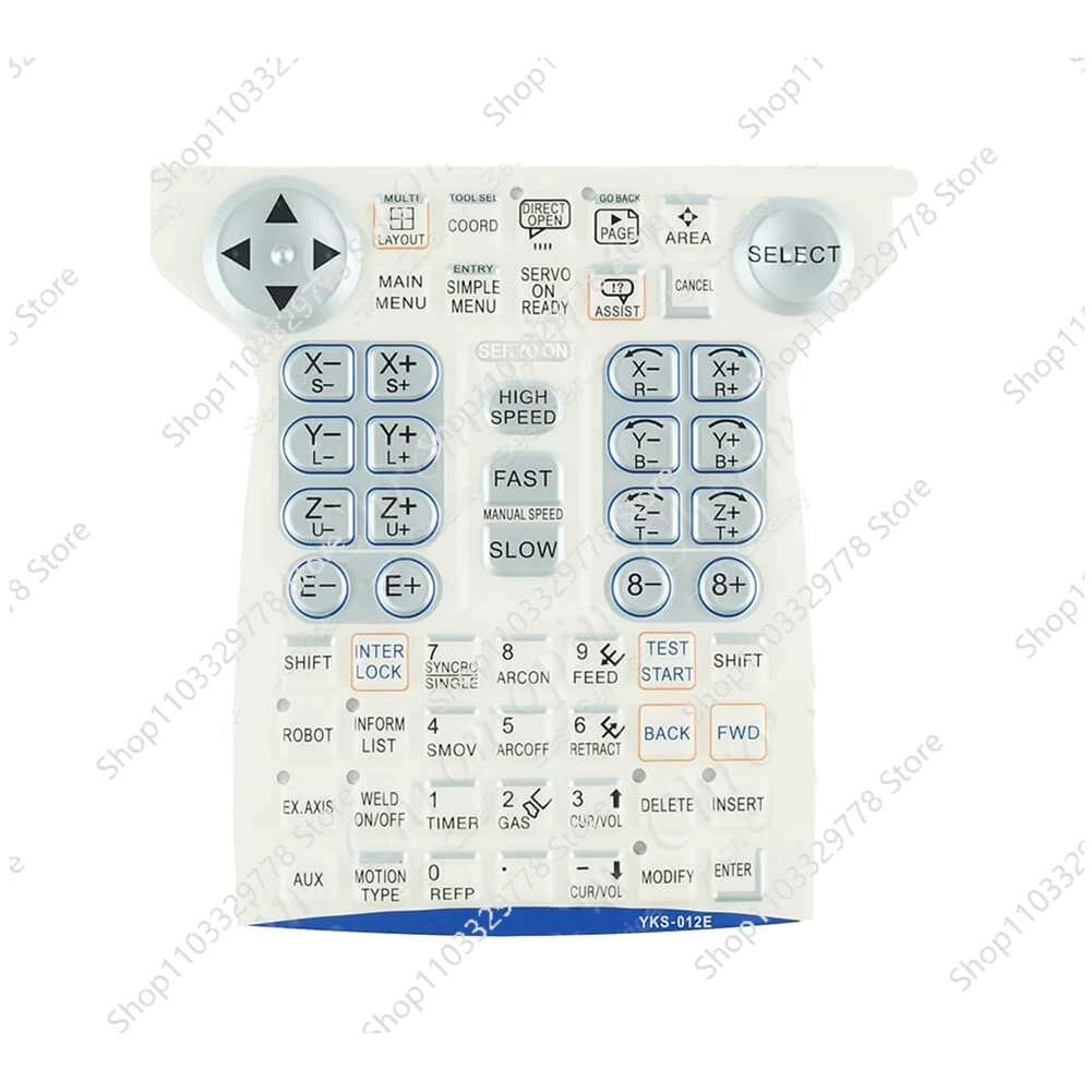 film-de-protection-industriel-a-membrane-pour-clavier-pour-demonstrateur-dx100-yks-012e