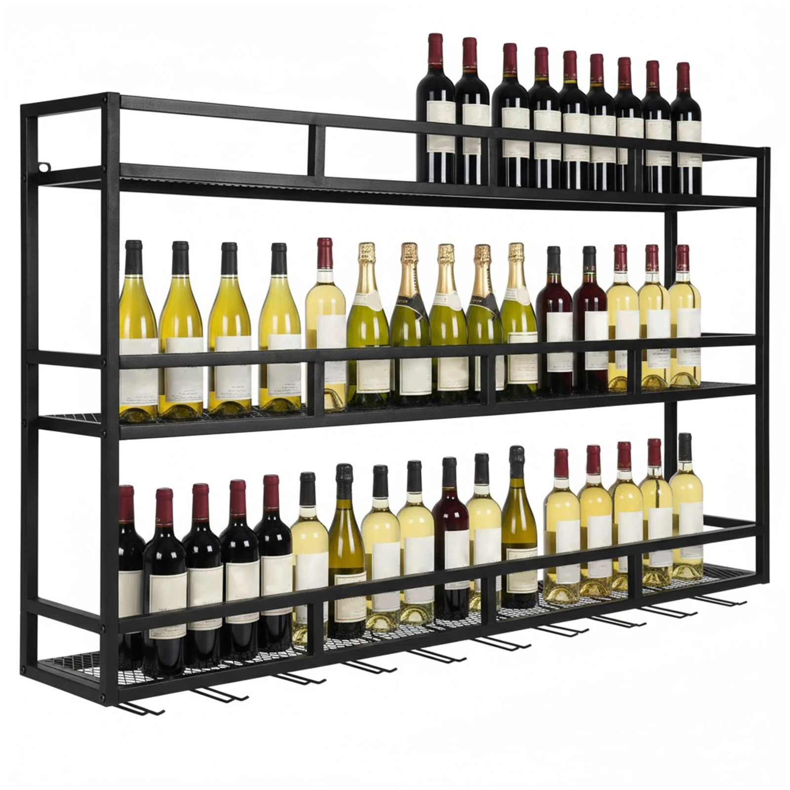 

Настенная полка-витрина для бутылок с алкоголем, креативный шкаф для алкоголя большой вместимости для домашнего бара, столовой, декоративный элемент интерьера