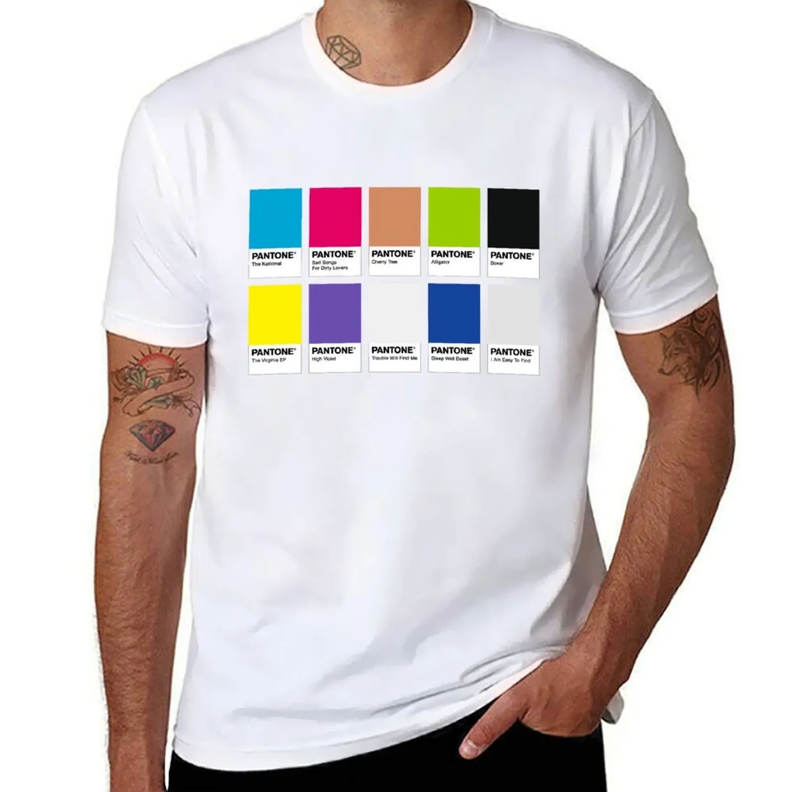 

The National (Band) - Pantone Colours T-Shirt g man t shirts for men man t shirts for men T-Shirt