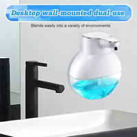 A59Z-400 Ml Automatic Soap Dispenser Foam Foaming Hand Soap Dispenser Wall Mounted IPX5 Waterproof For Kitchen And Bathroom