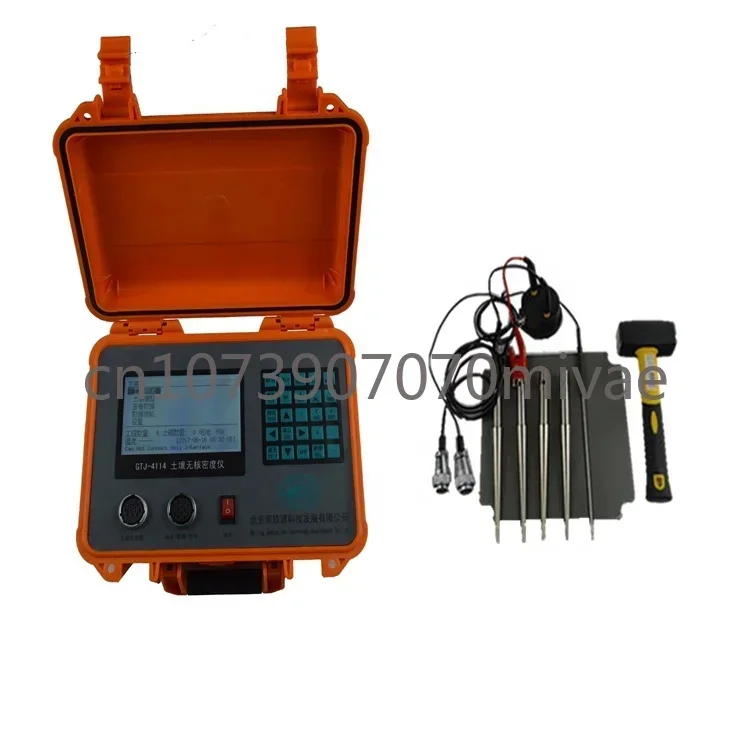 GTJ-4114 Touch Screen Digital Densimeter  Non-Nuclear Electrical Density Gauge Soil Testing Equipment Non Nuclear Me