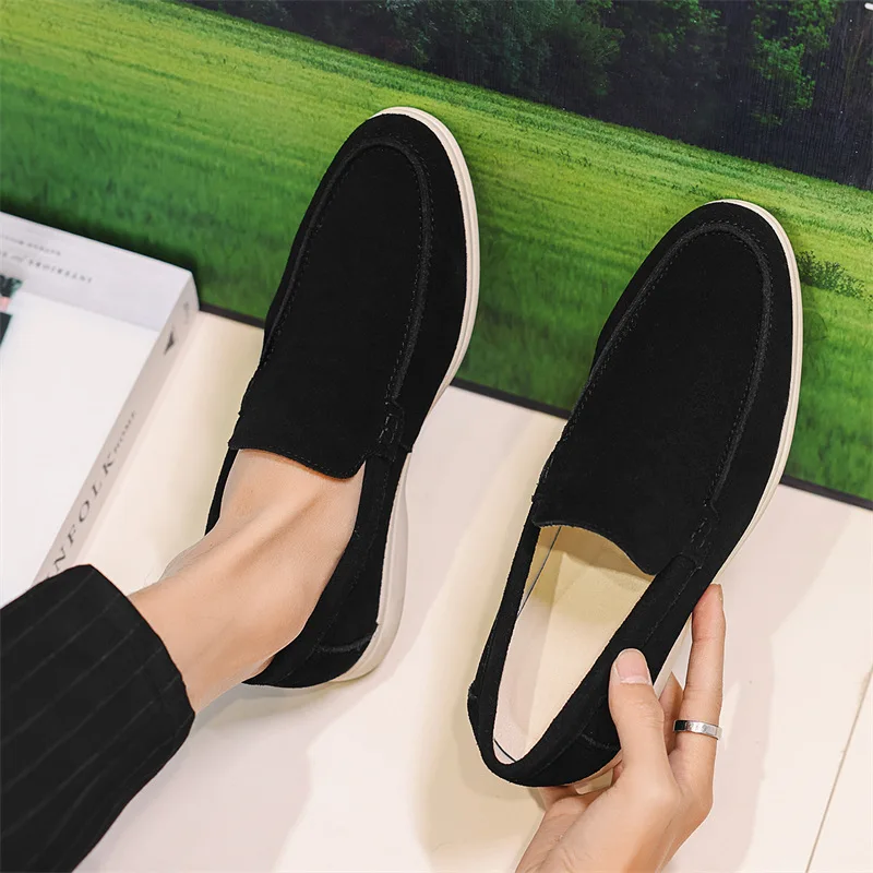 

Loafers Fashion Shoes Men Italiano Casual Shoes for Men Slip on Shoes Men Casuales Suede Sneakers 2025 Office кроссовки мужские