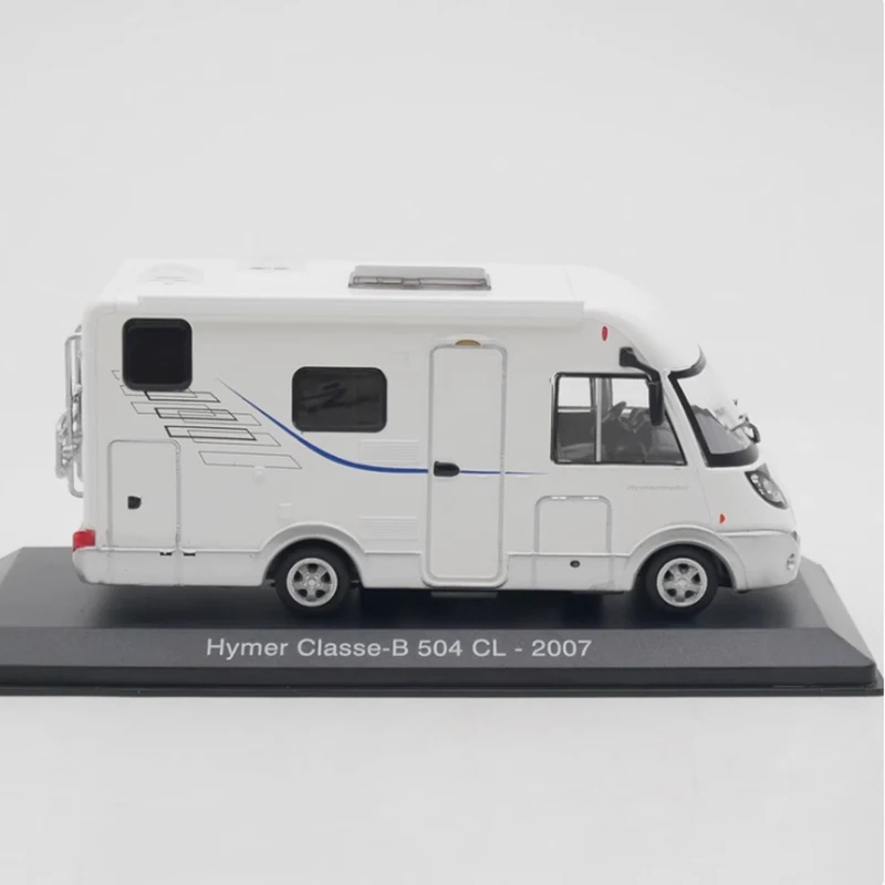 IXO Diecast 1:43 Skala Hymer Classe-B 504 CL 2007 Samochód kempingowy ze stopu aluminium Kolekcja modeli Dekoracja Prezent Zabawki Statyczny wyświetlacz