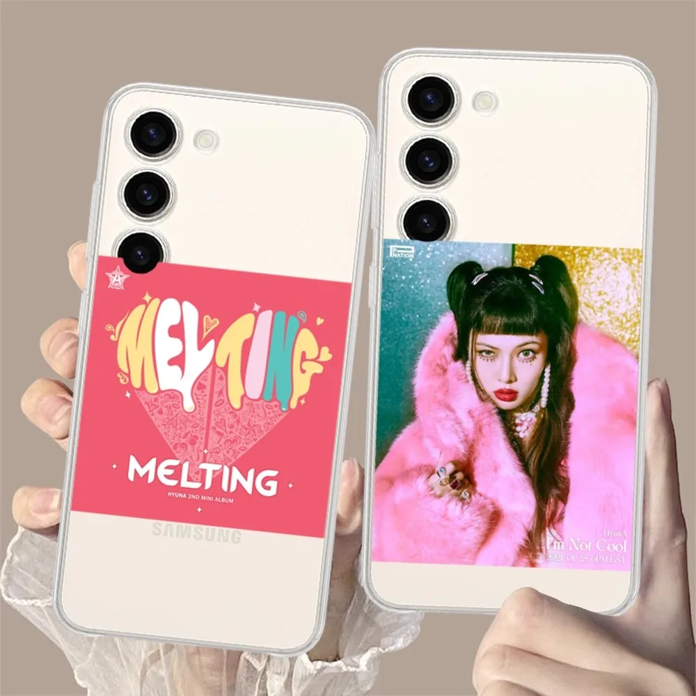 singer hyuna Phone Case for Samsung Galaxy S8 8S G950F G950 A91 A80 A73 5G A72