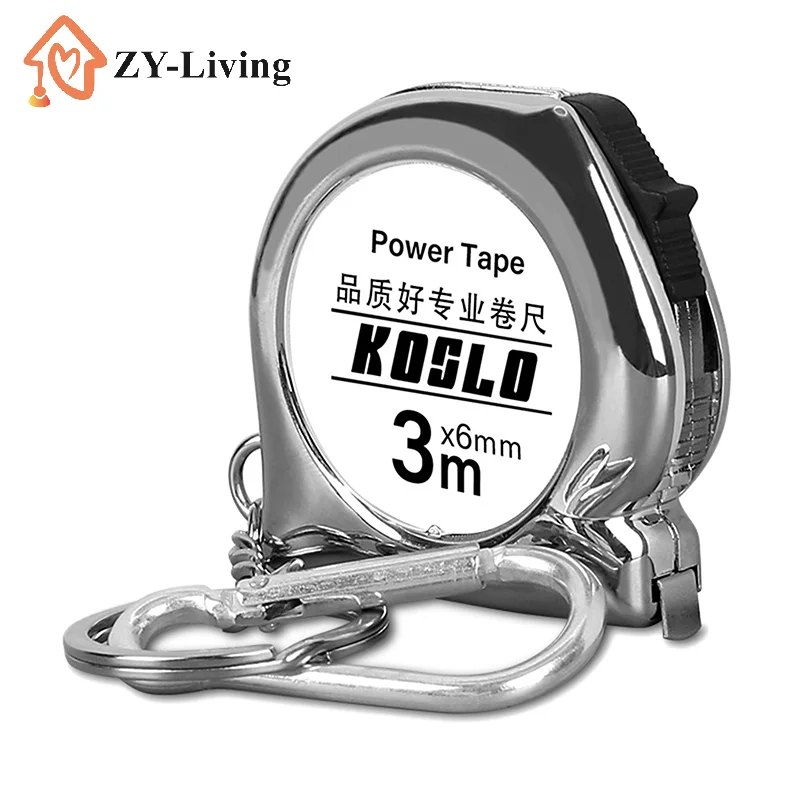 1Pcs Mini Measuring Tool 3 Meter Portable Tape Measure Delicate Household Retractable 300cm Measuring Tape Key Chain
