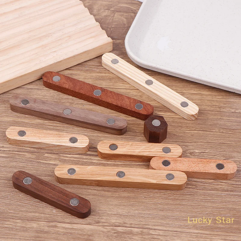 Hexagon Wood Magnetic Stickers For Fridge, Office Magnets, Message Board Decor Creative Message Board Magnetic Stickers