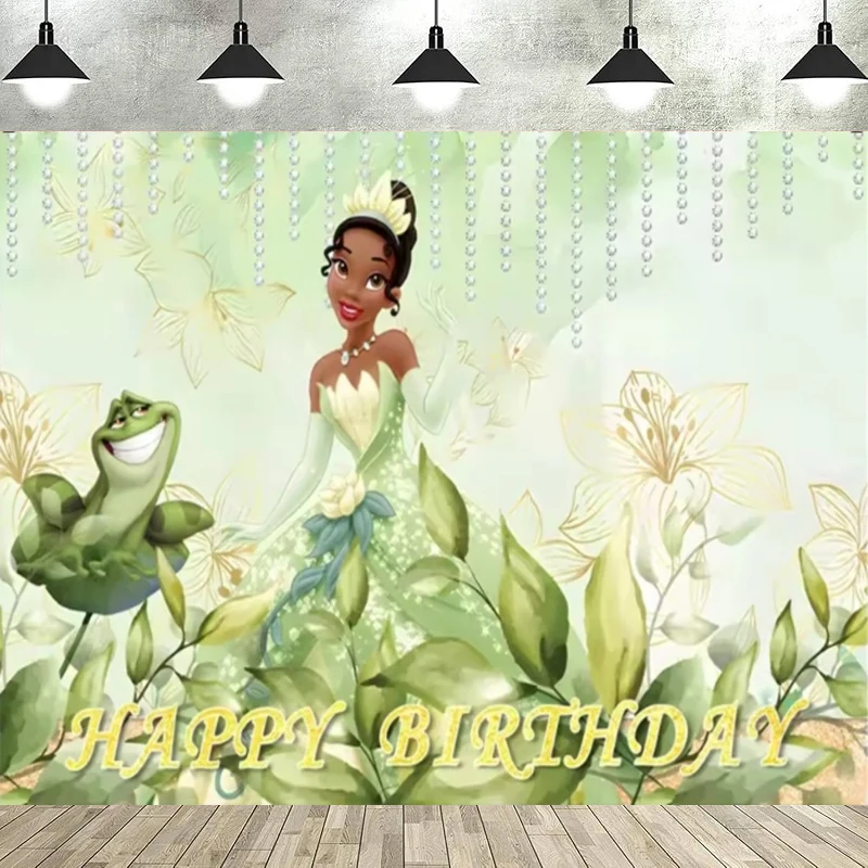

Фон для фотосъемки принцессы и лягушки для детского душа, фон для дня рождения для девочек, украшения для спальни, комнаты
