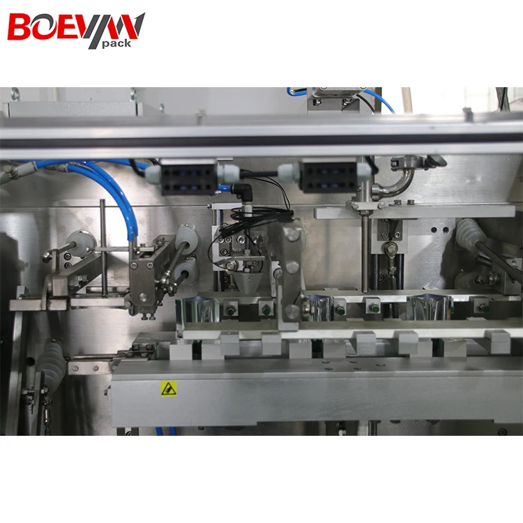 Boevan HFFS Machine Automatic Doypack Sachet Horizontal Form Fill Seal Machine with Zipper Spout Handing Hole