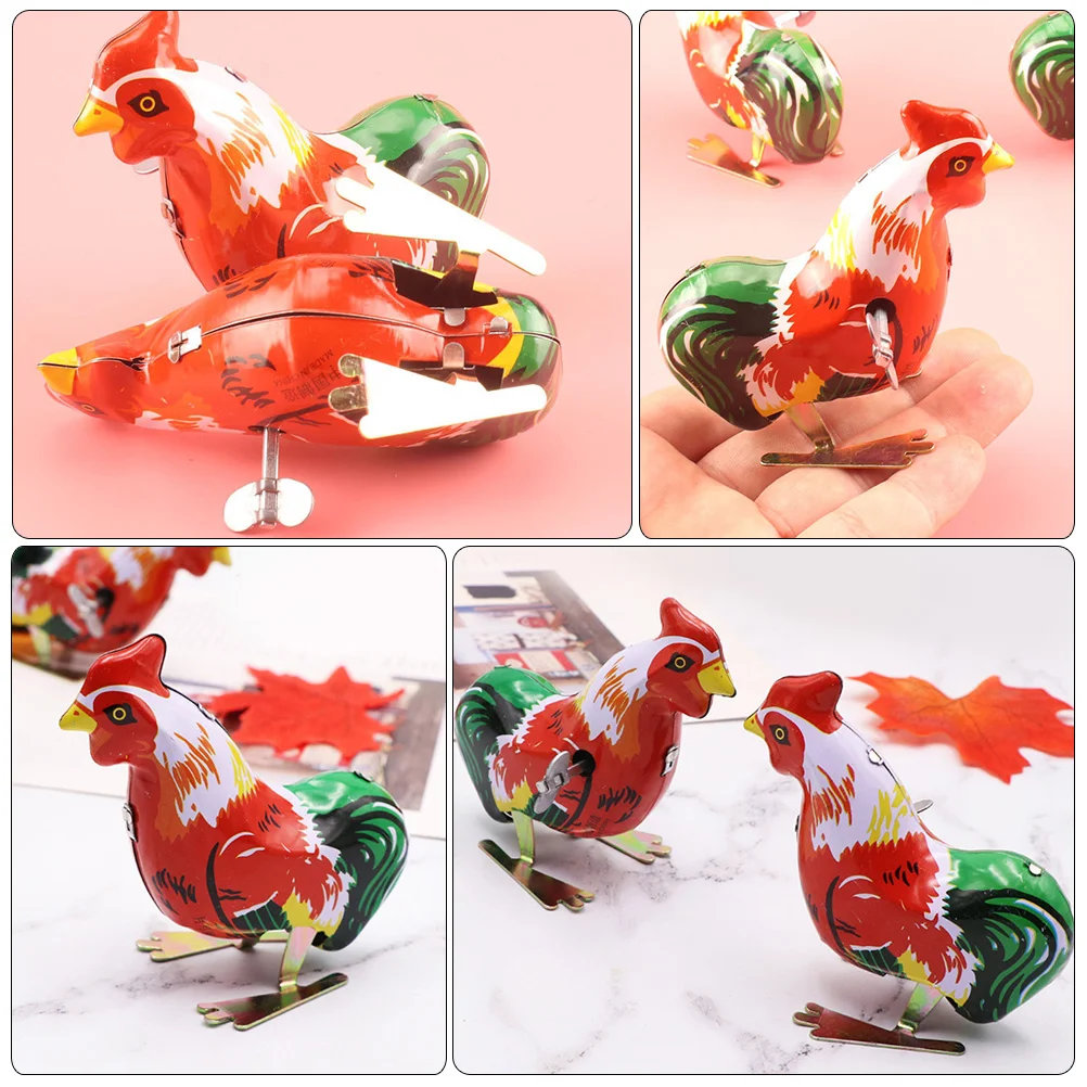 Clockwork Hopping Chicken Wind-up Toys Toddlers Kids Party Creative Easter Bunny