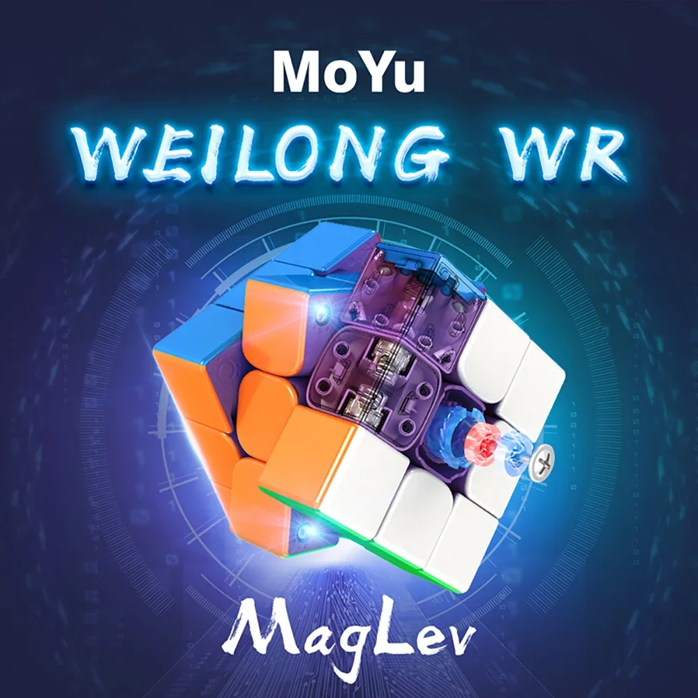 [JudyCube] MOYU WeiLong WR M MagLev 2021 3X3 lewitacja magnetyczna Weilong WRM 2021 Lite magiczna kostka prędkości profesjonalne zabawki Fidget