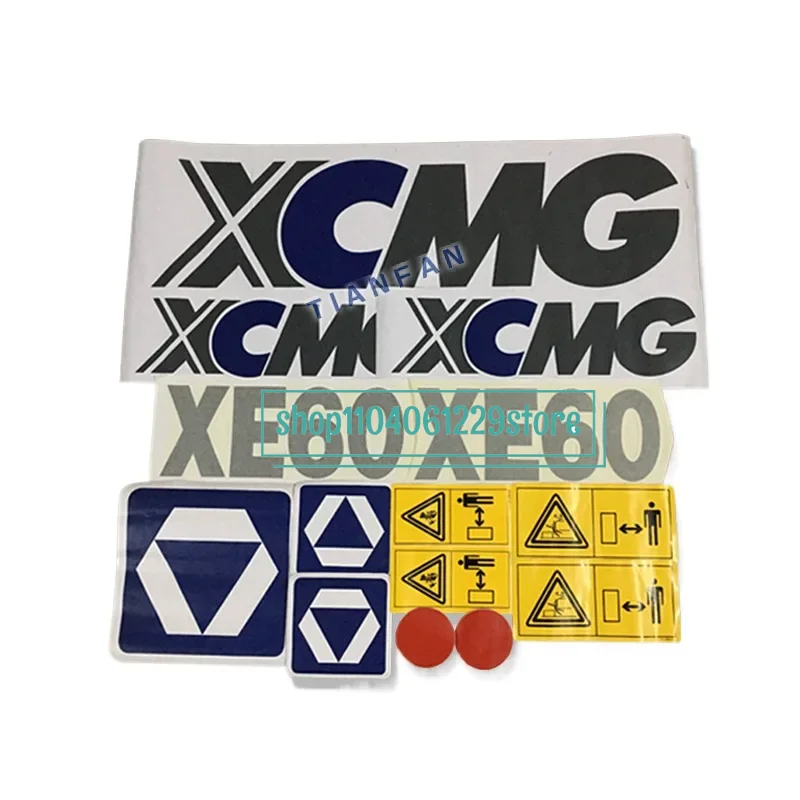 Excavator For Xcmg Excavator Truck Stickers 60 80 120 150 180 220 Full Body Stickers Accessories