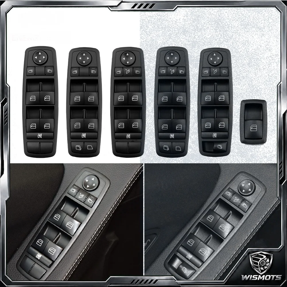 For Benz W164 W251 New Electric Power Master Window Switch For Mercedes GL ML R Class Left Window Mirror Switch Control Unitmoto