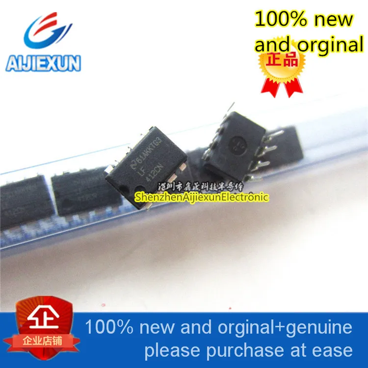 

10 шт. 100% новый и оригинальный LF412CN LF412 DIP-8 LF412 с низким смещением, операционный усилитель с двойным входом JFET, большой запас