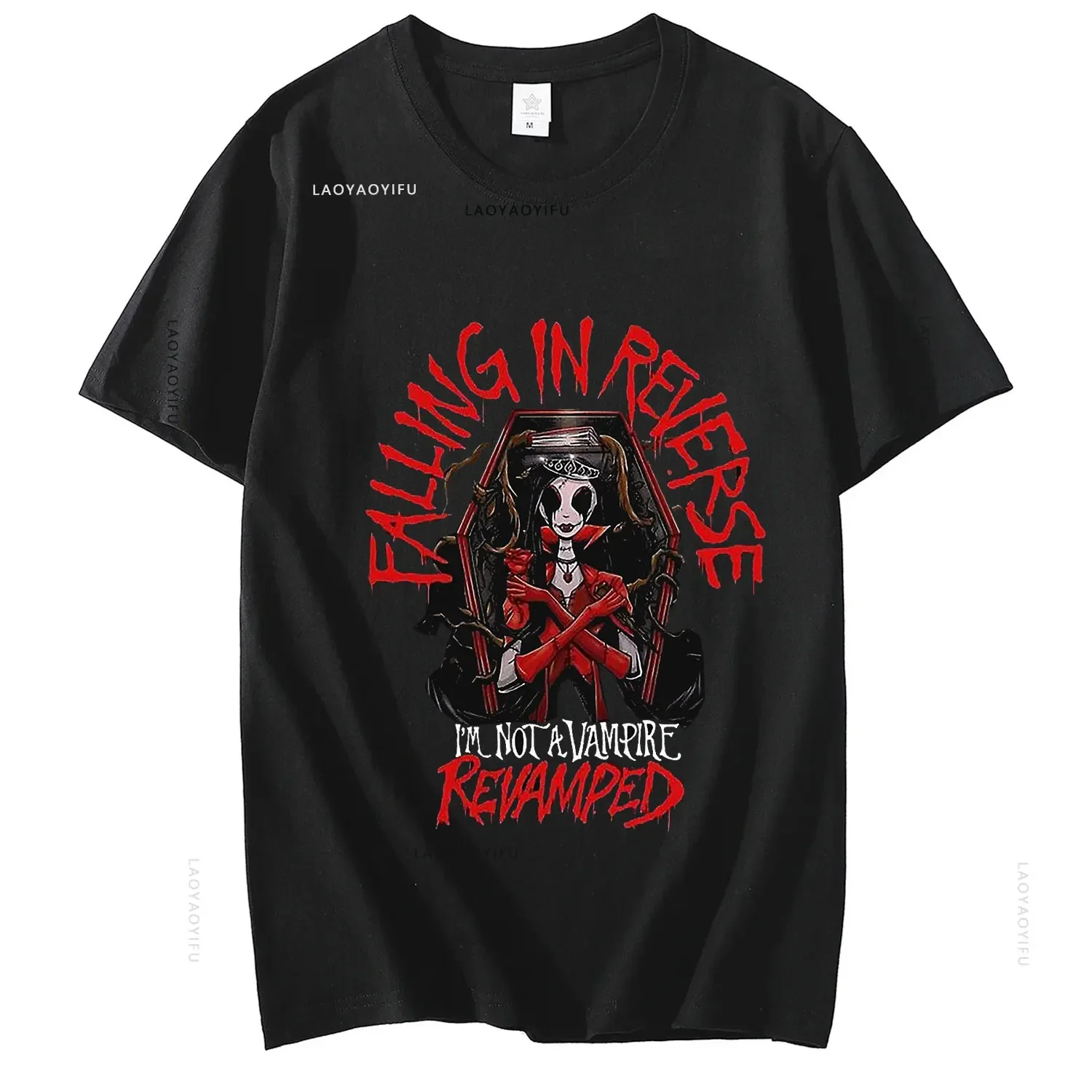 Rock Band Falling in Reverse Official Merchandise The Death Shirt Accessories Men Women Cotton Novelty T-shirt Short Sleeve Tee