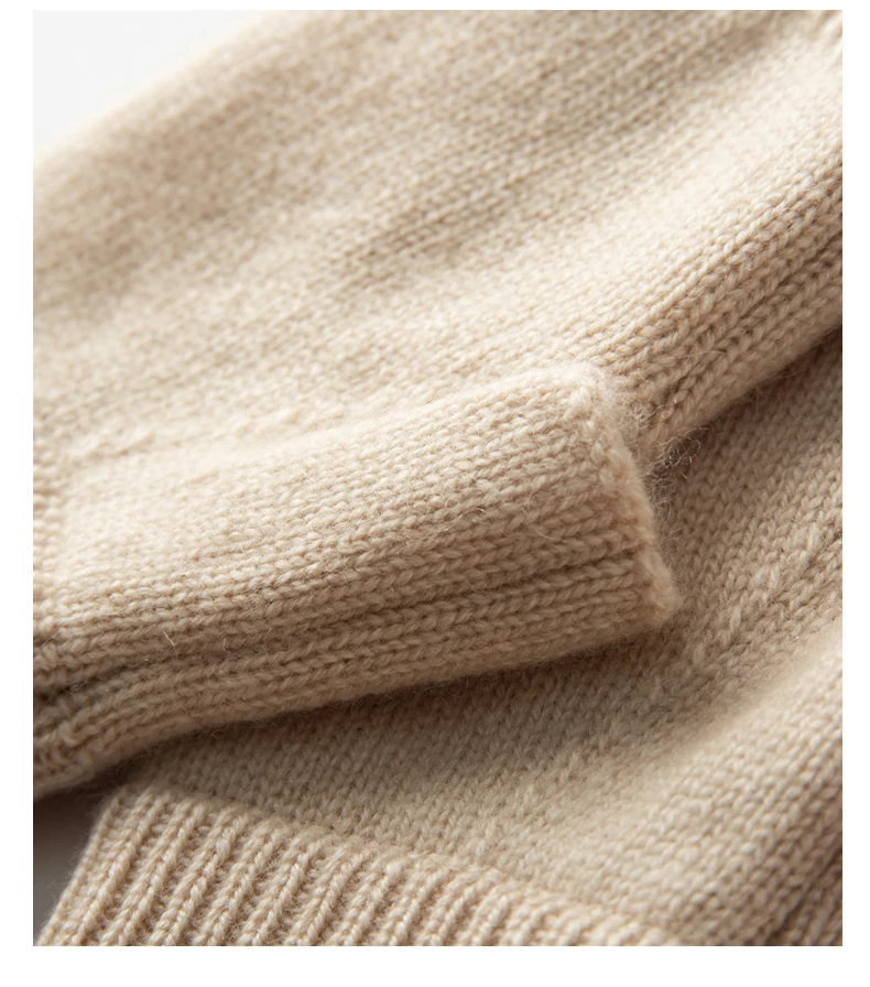 2024 Winter Damen 100 % Kaschmir Handschuhe 15 cm gestrickte fingerlose Handschuhe Y2k Thermohandschuhe Halbfinger verlängern Fäustlinge Armstulpen – Detail 13
